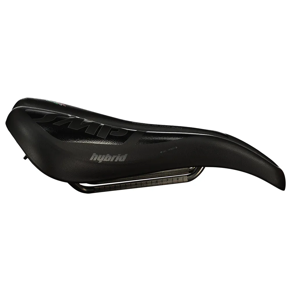 Selle SMP Hybrid Gel Cykelsadel, Black, 140mm Selle SMP Hybrid Gel Cykelsadel, Black, 140mm