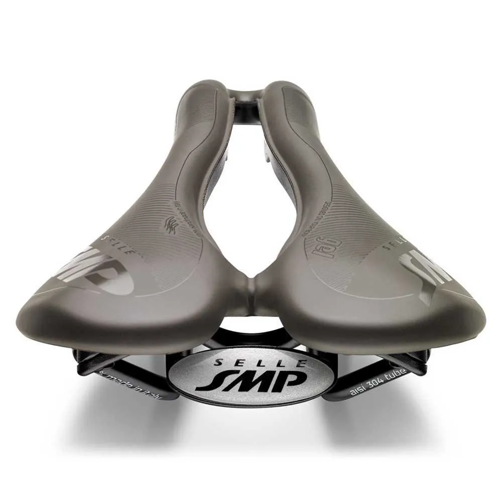 Selle SMP Vt 20 C Gel Gravel Carbon Rail Cykelsadel, Brown, 144mm