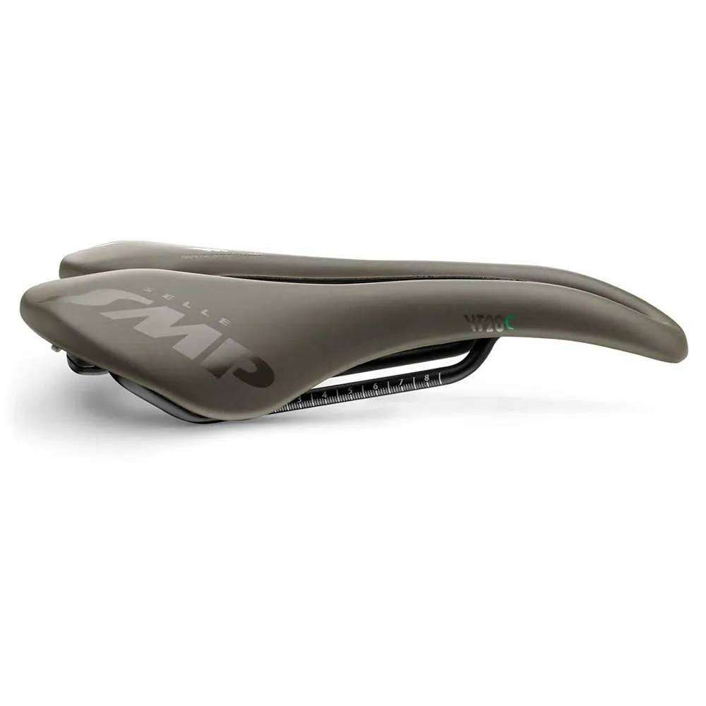 Selle SMP Vt 20 C Gravel Carbon Rail Cykelsadel, Brown, 144mm