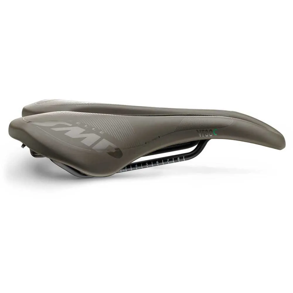 Selle SMP Vt 30 C Gel Gravel Carbon Rail Cykelsadel, Brown, 155mm