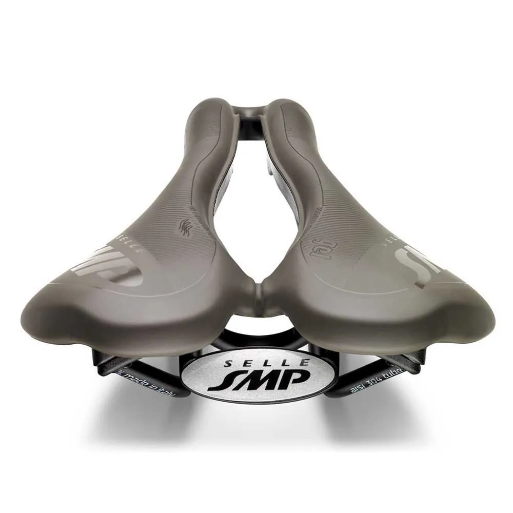 Selle SMP Vt 30 C Gel Gravel Carbon Rail Cykelsadel, Brown, 155mm