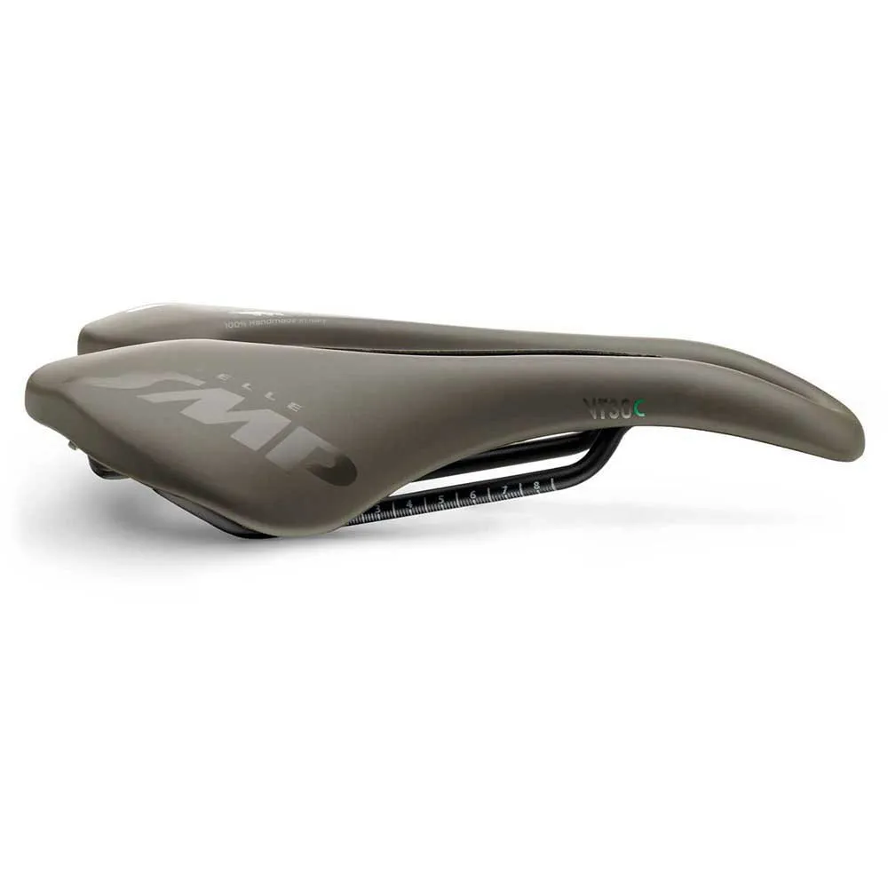 Selle SMP Vt 30 C Gravel Carbon Rail Cykelsadel, Brown, 155mm