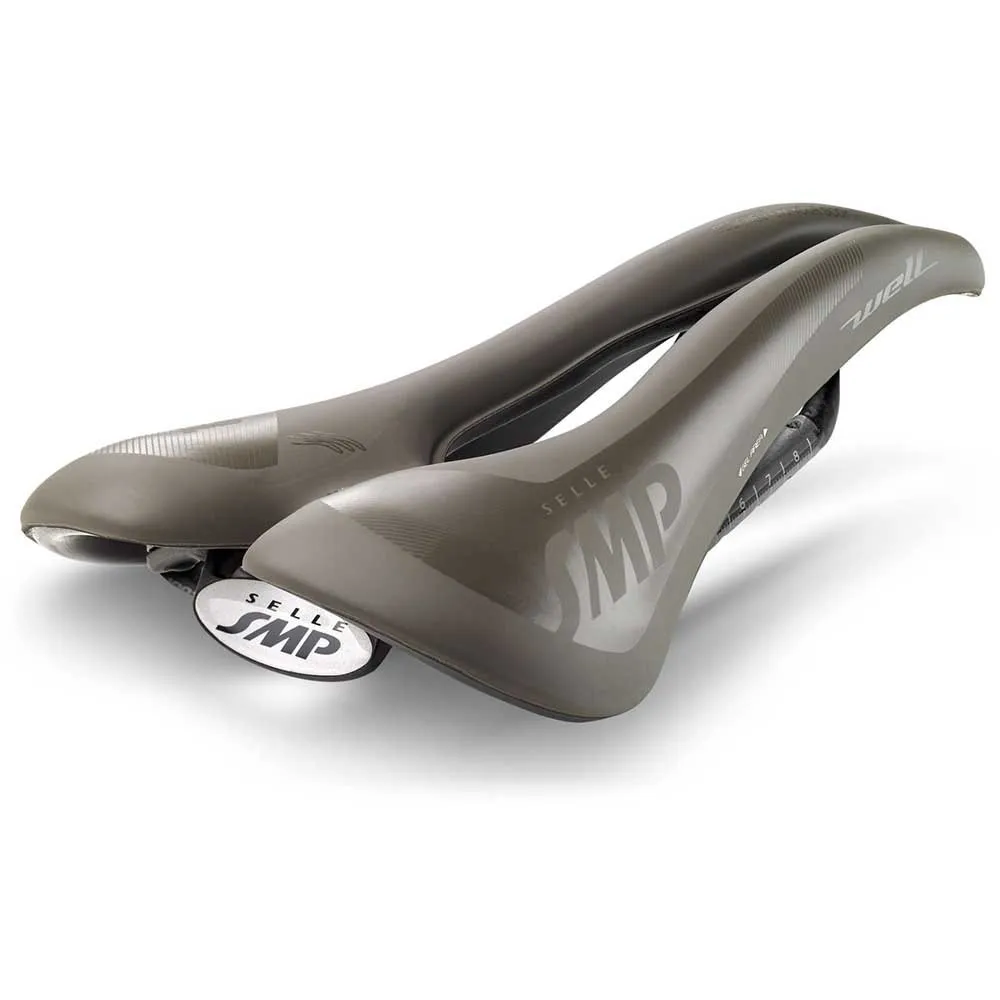 Selle SMP Well Gravel Carbon Rail Cykelsadel, Matt brown, 144mm