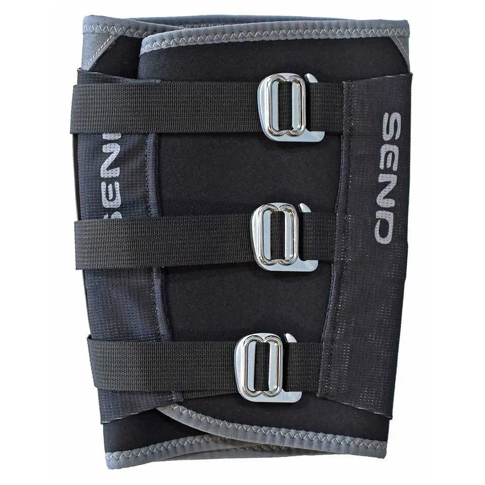 Send Climbing Large Slim Sl Knäskydd, Smoke, One Size