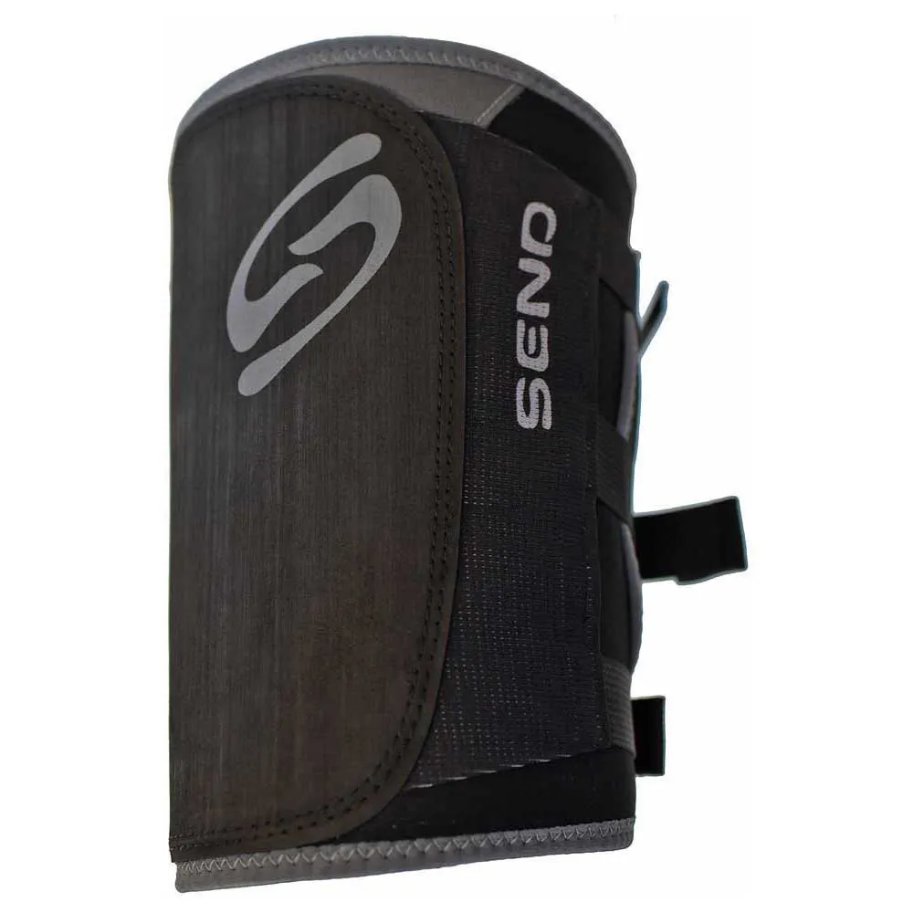 Send Climbing Large Slim Sl Knäskydd, Smoke, One Size