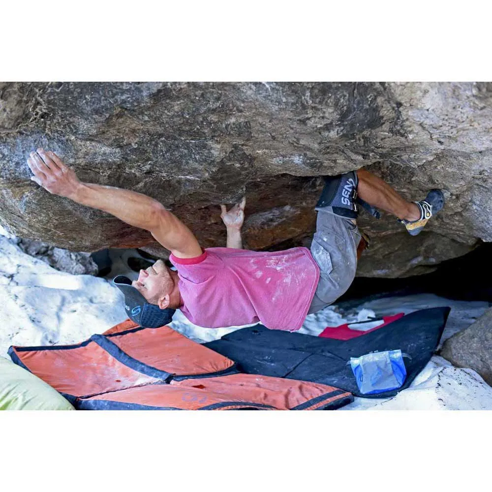 Send Climbing Large Slim Sl Knäskydd, Smoke, One Size