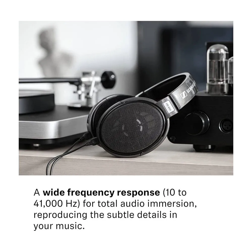 Sennheiser Hd 650 Hörlurar, Black, One Size