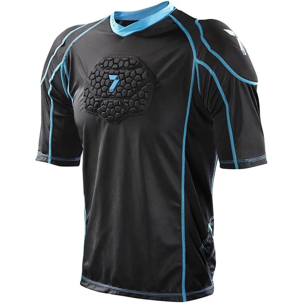 Seven IDP Youth Flex Kortärmad Skyddströja, Black / blue Seven IDP Youth Flex Kortärmad Skyddströja, Black / blue