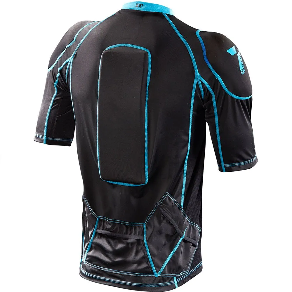 Seven IDP Youth Flex Kortärmad Skyddströja, Black / blue Seven IDP Youth Flex Kortärmad Skyddströja, Black / blue