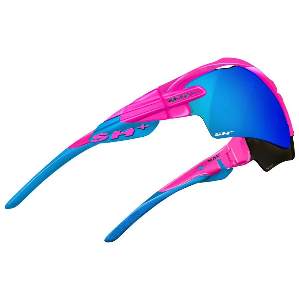 Sh+ Rg 5000 Wx Solglasögon, Pink matt / blue, Revo Laser Blue/CAT3