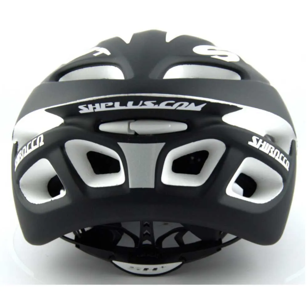 Sh+ Shirocco S-tech Hjälm, Black / White Matt Sh+ Shirocco S-tech Hjälm, Black / White Matt