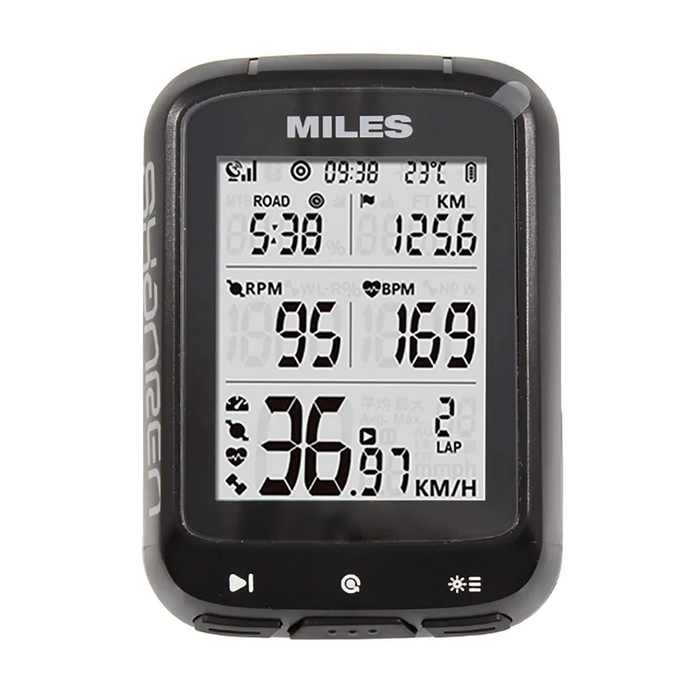 Shanren Miles Ble5.0 Wireless Cykeldator, Black, One Size