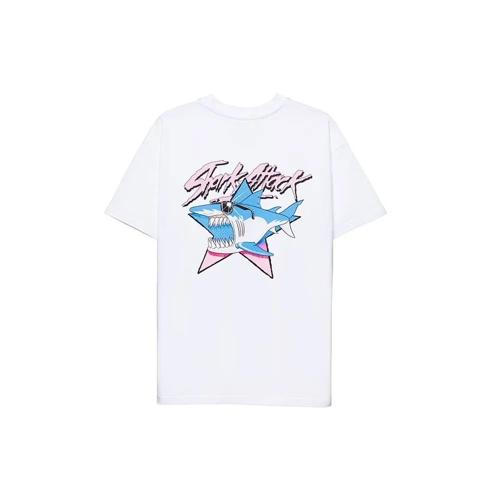 Shark Attack Classic Logo T-shirt Med Korta ärmar male