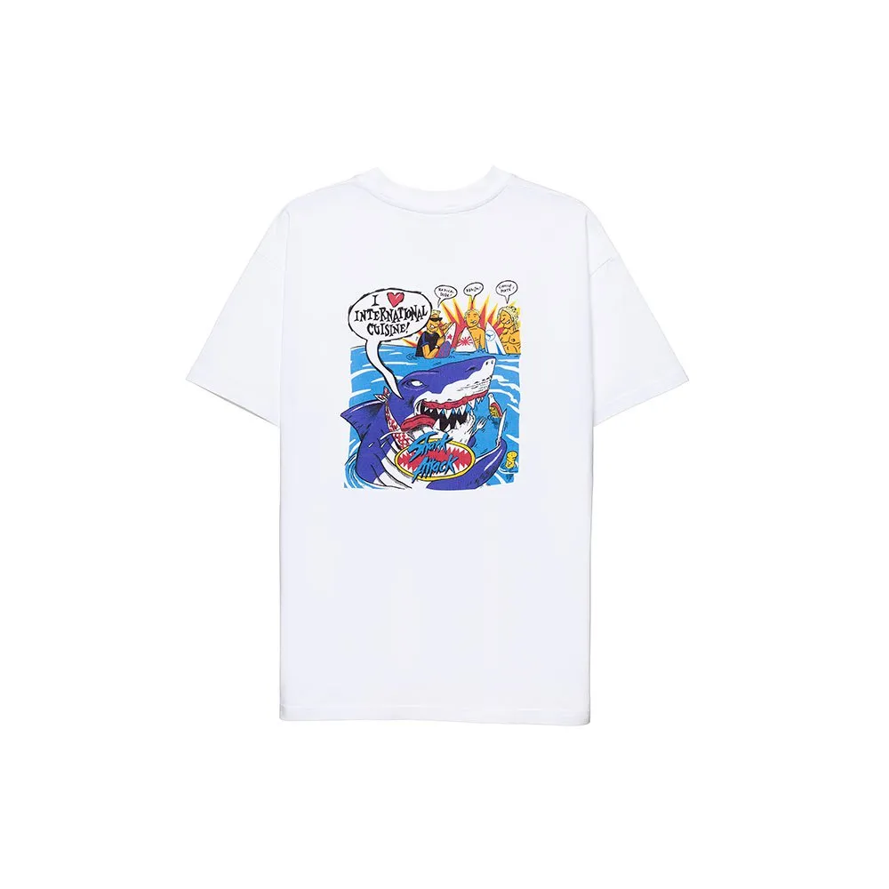 Shark Attack International Cuisine T-shirt Med Korta ärmar male