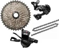 Shimano 1x11 uppgraderingsgrupp XT M8000 11-42T Kloss Shimano 1x11 uppgraderingsgrupp XT M8000 11-42T Kloss