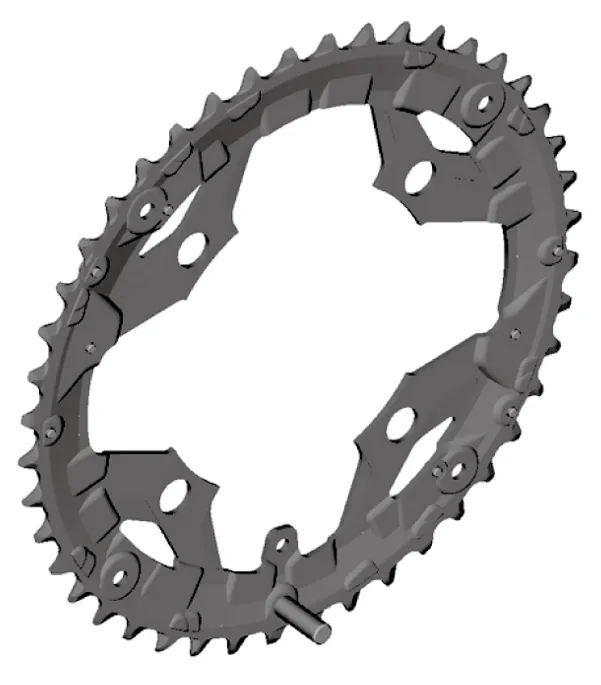 Shimano Alivio T4010 Drev, Svart