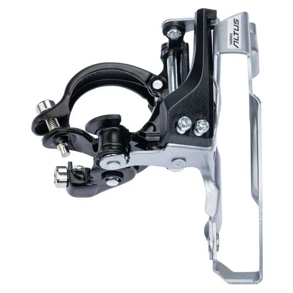 Shimano Altus Fd-m370 Framväxel, Black / silver, 3 x 9s