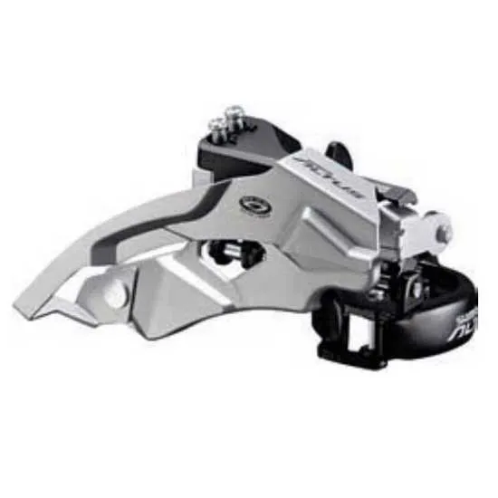 Shimano Altus`` Fd-m370 Mod.17 Framväxel, Black / silver, 3 x 9s