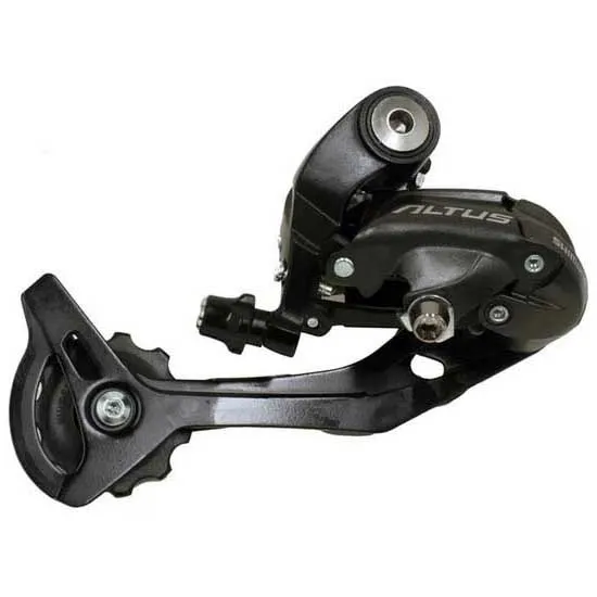 Shimano Altus Rd-m370-l Sgs Dm Bakväxel, Black, 9s