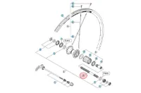 Shimano Axel bak racer, M10x141mm till landvägsnav Shimano Axel bak racer, M10x141mm till landvägsnav