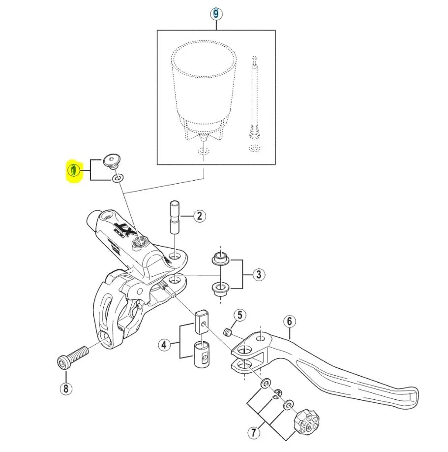 Shimano BL-M785/666/596 Bleed Screw