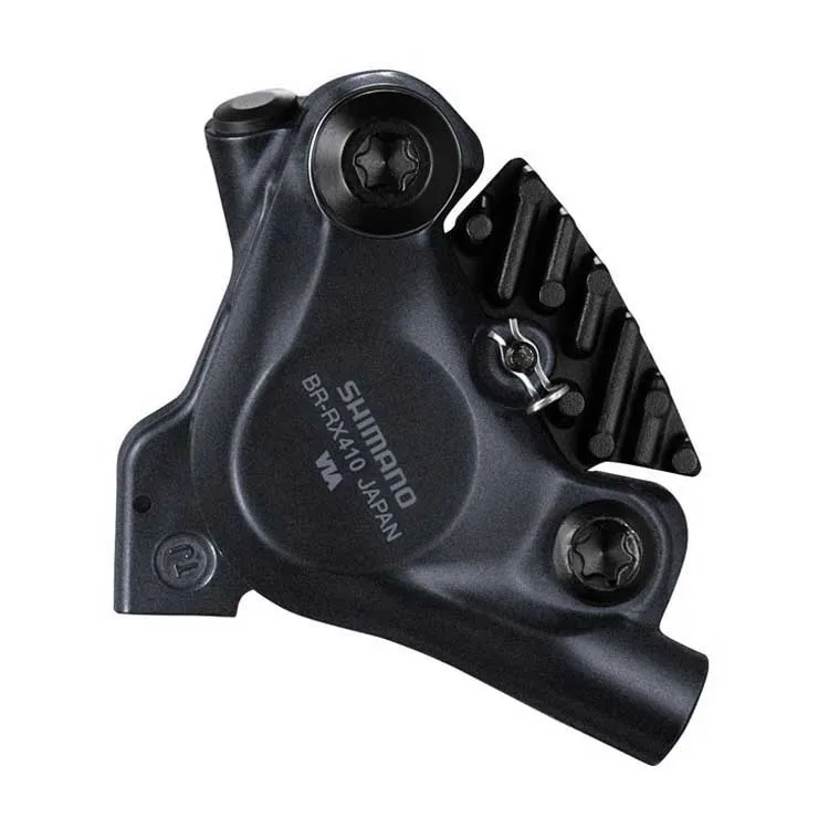 Shimano Br-rx410-r 2-p Grx Flat Mount Bakre Skivbromsok, Black, One Size