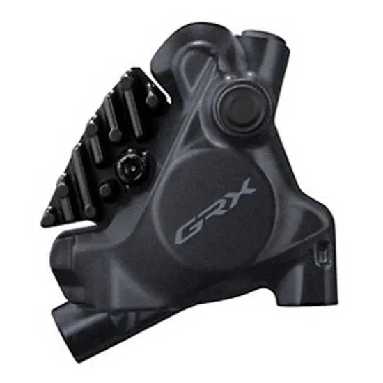 Shimano Br-rx410-r 2-p Grx Flat Mount Bakre Skivbromsok, Black, One Size
