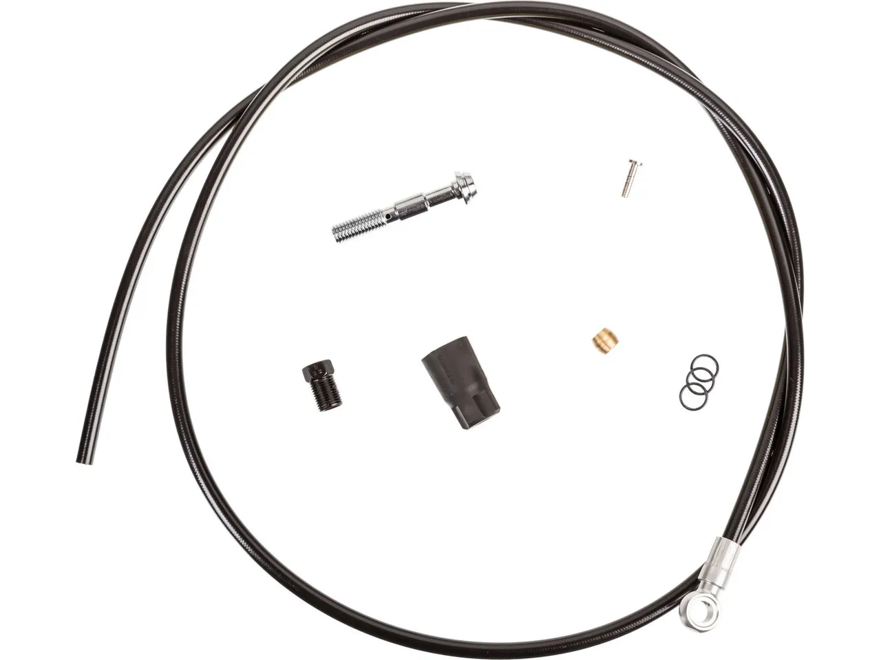 Shimano Bremsleitung SM-BH90-SBM kürzbar mit Banjo für XTR, XT, SLX, Black, 1000mm Shimano Bremsleitung SM-BH90-SBM kürzbar mit Banjo für XTR, XT, SLX, Black, 1000mm
