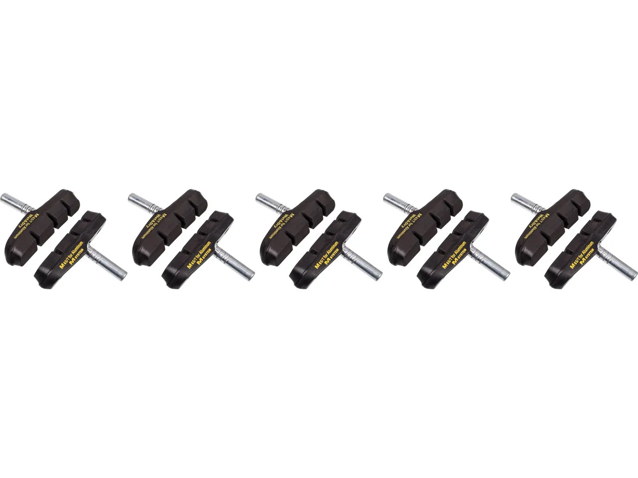 Shimano Bremsschuhe M65T - 5 Paar, Black, One Size Shimano Bremsschuhe M65T - 5 Paar, Black, One Size