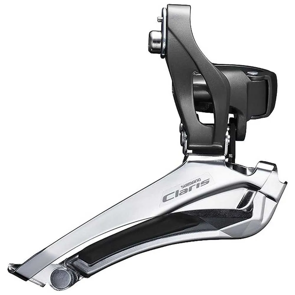 Shimano Claris Fd-r2000 Framväxel, Black / silver, 2 x 8s