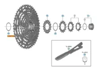 Shimano CS-M9100 Low Spacer Shimano CS-M9100 Low Spacer