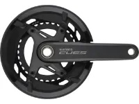 Shimano CUES Kurbelgarnitur FC-U6010-2 Hollowtech II mit Kettenschutzring Shimano CUES Kurbelgarnitur FC-U6010-2 Hollowtech II mit Kettenschutzring