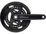 Shimano CUES Kurbelgarnitur FC-U8000-2 Hollowtech II mit Kettenschutzring