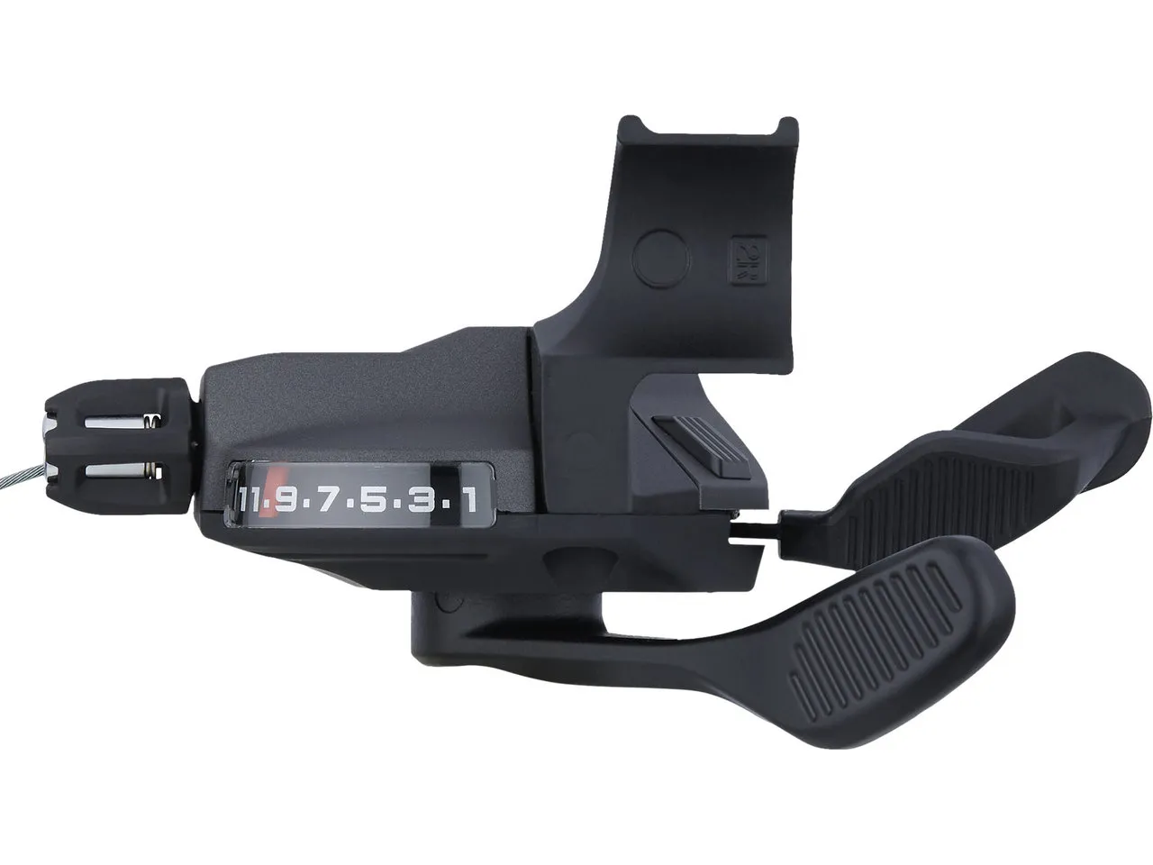Shimano CUES Schaltgriff SL-U8000-I I-Spec II mit Ganganzeige 11-fach, Svart Shimano CUES Schaltgriff SL-U8000-I I-Spec II mit Ganganzeige 11-fach, Svart