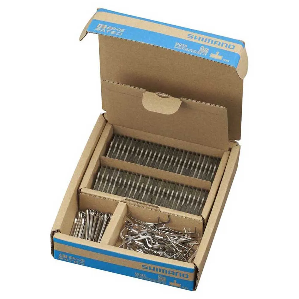 Shimano D03s Harts Skivbromsbelägg 25 Par, Grey, One Size Shimano D03s Harts Skivbromsbelägg 25 Par, Grey, One Size