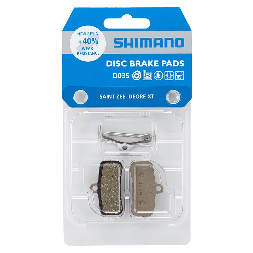 Shimano D03s Harts Skivbromsbelägg, Grey, One Size