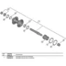 Shimano Deore Wh-mt501 Bakre Navaxel, Black, One Size