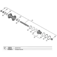 Shimano Deore Xt Fh-m8130 Bakre Navaxel Shimano Deore Xt Fh-m8130 Bakre Navaxel