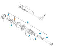 Shimano Deore XT Kullagerbehållare