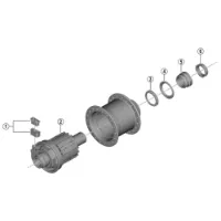 Shimano Dh-ur708-3d Intern Montering Shimano Dh-ur708-3d Intern Montering