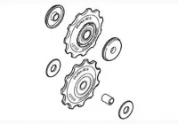 Shimano Dura Ace 9000 Rulltrissorsett Shimano Dura Ace 9000 Rulltrissorsett