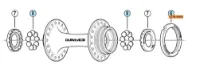 Shimano Dura-Ace Bane Låsring Shimano Dura-Ace Bane Låsring