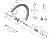 Shimano Dura Ace konus vänster till bakhjul modell WH-R9200-C50-TU-R