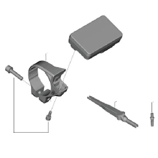 Shimano En600 B Batterihållare, Black, One Size Shimano En600 B Batterihållare, Black, One Size