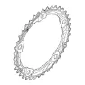 Shimano FC-5703 39T Ytredrev