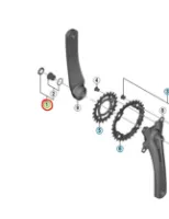 Shimano FC-M4000 Vevarm Skruv Shimano FC-M4000 Vevarm Skruv