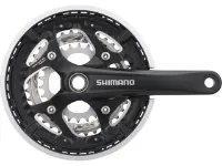 Shimano FC-T551 Kurbelgarnitur mit Kettenschutzring