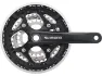 Shimano FC-T551 Kurbelgarnitur mit Kettenschutzring, Black, 170mm, 48/36-26t