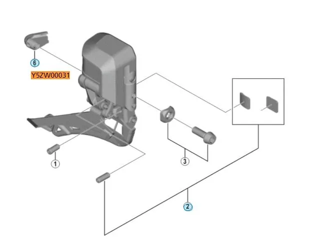 Shimano FD-R9150 Plug Cover