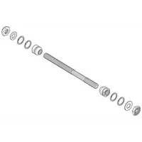 Shimano FH-M475 Bak Axelset Shimano FH-M475 Bak Axelset